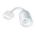 Nordic Quality DCL plug with E27 lamp holder