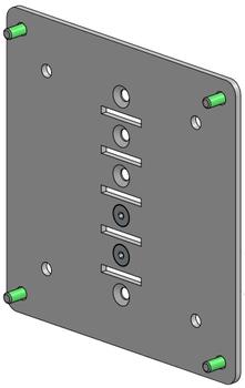 ERGONOMIC SOLUTIONS Multigrip to VESA 100 & VESA (EET121-02)