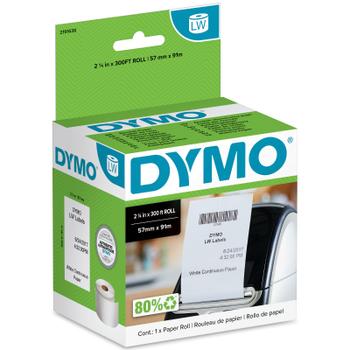 DYMO LabelWrite 57mm x 91mm receipt labels white non-adhesiv (2191636)