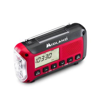 MIDLAND Emergency Radio Power Bank ER250BT Red Black (C1587)