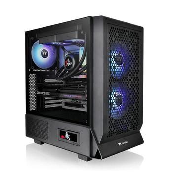 THERMALTAKE Ceres 330 TG ARGB Mid Tower Chassis, supports both ASUS-BTF and MSI-PZ MB (CA-1Y2-00M1WN-01)