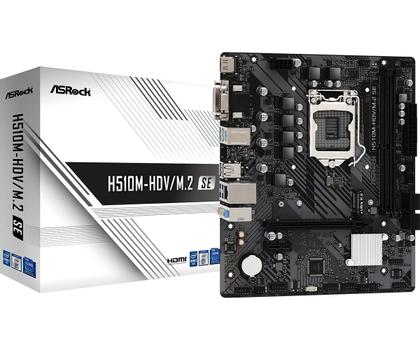 ASROCK H510M-HDV/ M.2 SE - bundkort - m (H510M-HDV/M.2 SE)
