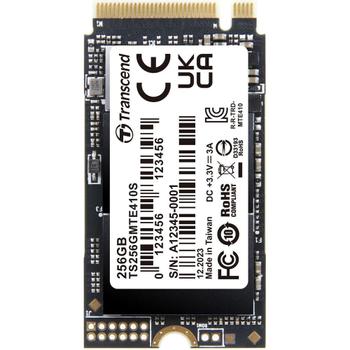 TRANSCEND d MTE410S - SSD - 256 GB - internal - M.2 2242 - PCIe 4.0 x4 (NVMe) (TS256GMTE410S)