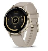 GARMIN VENU 3S, GPS, WI-FI, FRENCH GRAY + CREAM GOLD