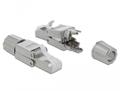 DELOCK RJ45 plug Cat.6A STP toolfree