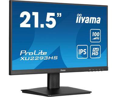 IIYAMA 21,5" ETE IPS-panel,  1920x1080,  250cd/m˛, Speakers, HDMI, DisplayPort,  1ms (XU2293HS-B6)
