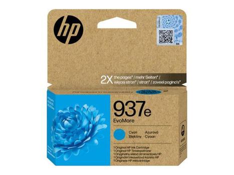 HP 937E EVOMORE CYAN EN/ DE/ PL/ CZ INK CARTRIDGE SUPL (4S6W6NE#CE1)