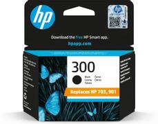 HP Original HP 300-blækpatron, sort