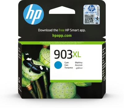 HP 903XL - 8.5 ml - High Yield - cyan - original - blister - ink cartridge - for Officejet 69XX, Officejet Pro 69XX (T6M03AE#BGY)