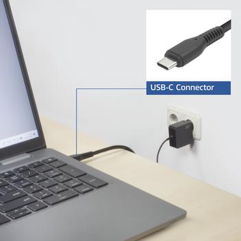 ACT USB-C vegglader PD 65W 2 m (AC2010)