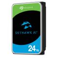 SEAGATE e SkyHawk AI ST24000VE002 - Hard drive - 24 TB - internal - 3.5" - SATA 6Gb/s - buffer: 512 MB - with 3 years Seagate Rescue Data Recovery