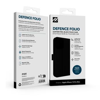 ZAGG / INVISIBLESHIELD ZAGG IF Defence Folio iPhone 15 Pro Max Black (302011839)