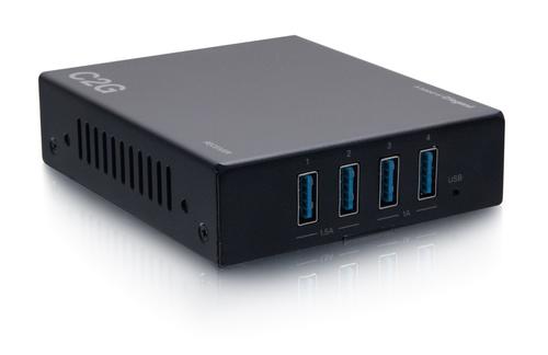 C2G Superbooster®4-Port USB over Cat6a Extender Kit - USB 3.2 Gen1 (5Gbps) (C2G54265)