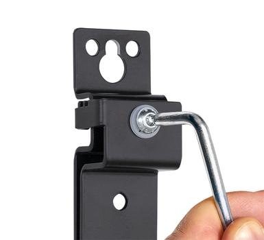 B-TECH AV SYSTEM X - ADJUSTABLE DEPTH RAIL MOUNTING BRACKET (BT8390-WFK5/B)