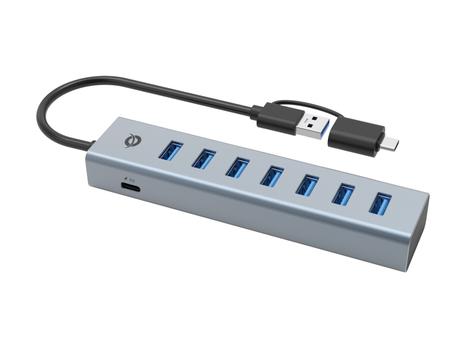 CONCEPTRONIC 7-Port Usb 3.0 Hub, 5Gbps, (HUBBIES21G)