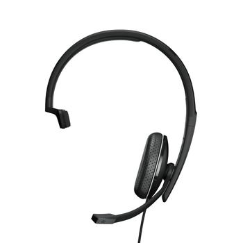 EPOS ADAPT 135T USB-C II - ADAPT 100 Series - headset - op oor - met bekabeling - 3,5 mm-stekker,  USB-C - zwart - gecertificeerd voor Microsoft Teams, geoptimaliseerd voor UC (1000904)