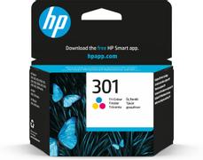HP 301 - CH562EE - 1 x Yellow,1 x Cyan,1 x Magenta - Ink cartridge - For Deskjet 1000, 1010, 1050 J410, 1050A J410, 1051A J410, 1055 J410, 1056 J410, 1510, 1512, 1513, 2000, 2050 J510, 2050A J510, 205
