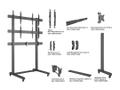 MULTIBRACKETS M Pro Series Video Wall Stand MBF2x2Ux3 270 Micro Adjustable (7350105216909)