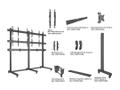 MULTIBRACKETS M Pro Series Video Wall Stand MBF3x2Ux5 270 Micro Adjustable (7350105216916)