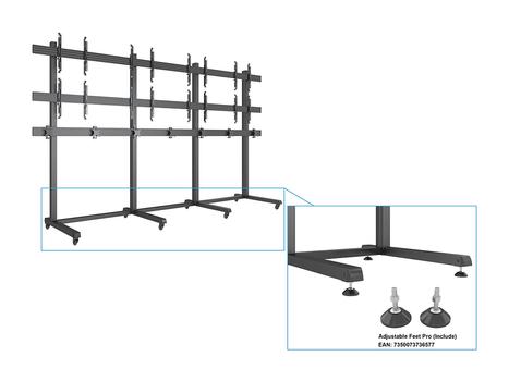 MULTIBRACKETS M Pro Series - Video Wall Stand MBF4x2Ux7 270 Micro Adjustable (7350105216923)