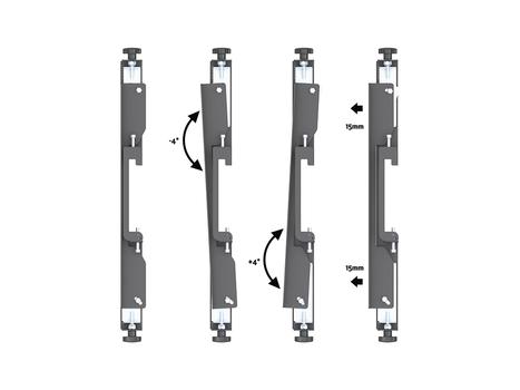 MULTIBRACKETS M Pro Series Video Wall Stand MBF3x2Ux5 270 Micro Adjustable (7350105216916)