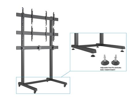 MULTIBRACKETS M Pro Series Video Wall Stand MBF2x2Ux3 270 Micro Adjustable (7350105216909)