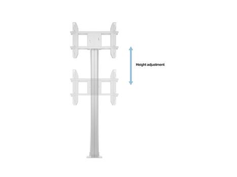 MULTIBRACKETS M Public Display Stand 210 HD B2B Silver w. Floormount (7350073738328)