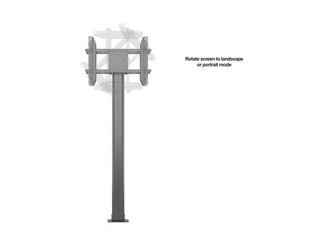 MULTIBRACKETS M Public Display Stand 210 HD B2B Black w. Floormount (7350073738311)