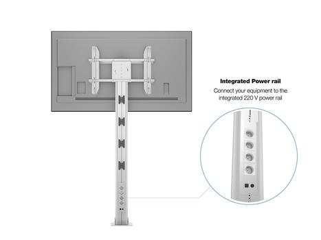 MULTIBRACKETS M Public Display Stand 210 HD B2B Silver w. Floormount (7350073738328)