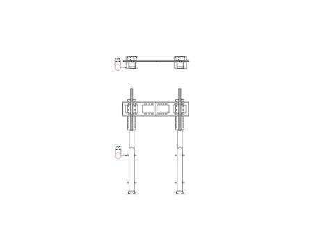 MULTIBRACKETS M Motorized TV Lift Duo X-Large (7350022737358)
