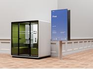 MULTIBRACKETS M Public Display Stand 210 HD B2B Silver w. Floormount (7350073738328)