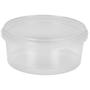 _ Condi bøtte, 5,1cm, Ø122mm, 400 ml, 400 ml, klar, PP, 1-rums