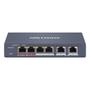 HIK VISION DS-3E1106HP-EI 4 PORT FAST ETHERNET SMART POE SWITCH