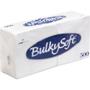 Bulkysoft Kaffeserviet, Bulkysoft, 1-lags, 1/4 fold, 24x24cm, hvid, nyfiber