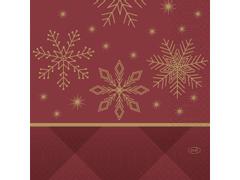 DUNI Serviett DUNI 3L 33cm Rhombus rød (50)