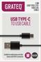 GRATEQ USB C-CABLE 1.5M BLACK (85053)
