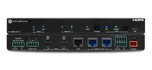 Atlona 4K/UHD HDR 2-Output HDMI to HDBaseT Distribution Amplifier. 70 meter. Leveres uden modtagere. (AT-HDR-CAT-2)