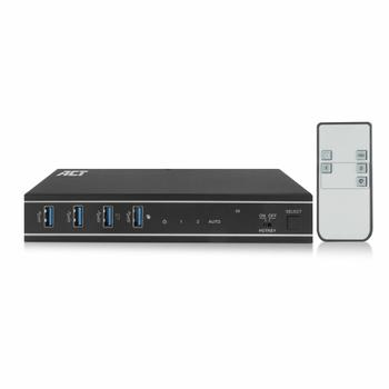 ACT KVM-switch HDMI vrouwelijk HDMI vrouwelijk 1,5 m Zwart (AC7912)
