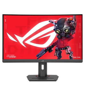 ASUS 27" curved gamingskjerm ROG  Strix XG27WCMS 2560x1440 VA, 280hz, 1ms, 3000:1, FreeSync, HDMI/ DP/ USB-C (90LM09Y1-B01370)