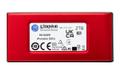 KINGSTON XS1000 2TB  SSD | POCKET-SIZED | USB 3.2 GEN 2 | EXTERNAL SOLID STATE DRIVE | UP TO 1050MB/S / RED (SXS1000R/2000G)