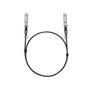 TP-LINK SM6220-1M Omada 1 Meter 25G SFP28 Direct Attach Cable 25G SFP28 connector on both sides Drives 25 Gigabit Ethernet (1m distance)