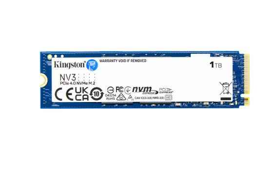 Kingston NV3 1TB NVMe SSD M.2 2280 PCIe 4.0 (SNV3S/1000G)