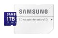 SAMSUNG PRO Plus microSDXC 1TB +SD adapter UHS-I U3 Full HD & 4K UHD up to 180MB/s read up to 130MB/s write memory card 2024 (MB-MD1T0SA/EU)