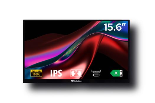 VERBATIM PMT-15 Portable Monitor 15.6" Full HD 1080p Metal Housing (49592)