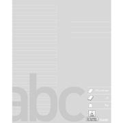 BANTEX Skolehæfte 5+7+5 24L Grå 32 bl. 170x210mm
