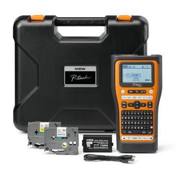 BROTHER Pro Labelling Machine Integrated Bluetooth and Automatic Cutter Up to 24mm (PTE560BTVPQL1)