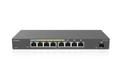 Engenius Networks Managed Switch extender, smart , 9-port GbE , af/at/bt, PoE power depends on PD port power