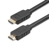 StarTech 10m(30ft) HDMI 2.0 Cable, 4K 60Hz Active HDMI Cable, CL2 Rated for In Wall Installation,  Long Durable High Speed Ultra-HD HDMI Cable, HDR 10, 18Gbps, Male to Male Cord, Black - Al-Mylar EMI Shielding  (HD2MM10MA)
