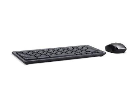 ACER Wireless Chrome Mouse & Keyboard Combo 2.4Ghz Silver/ Black - Nordic Layout (GP.ACC11.010)
