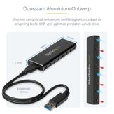 StarTech M.2 SSD Aluminum Enclosure to USB 3.0 (5Gbps) with UASP - M.2 NGFF SATA with B Key & B+M Key - External M.2 Portable Enclosure (SM2NGFFMBU33) - Drevkabinett - M.2 - SATA 6Gb/s - 6 Gbit - USB 3.0 - sva (SM2NGFFMBU33)